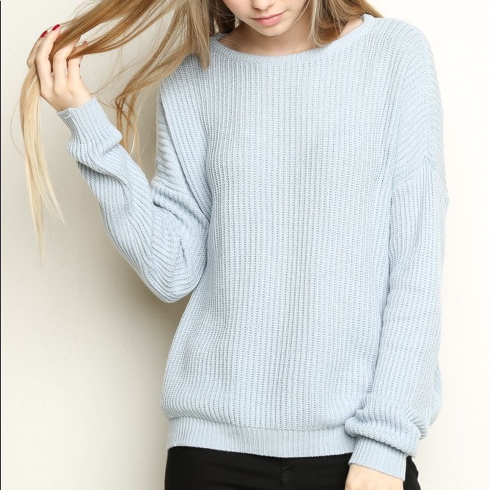 Brandy Melville Ollie Knit Crewneck Sweater